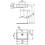 Умывальник подвесной Ideal Standard Strada K077701 Умывальник подвесной Ideal Standard Strada K077701